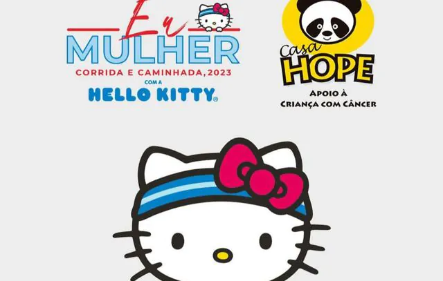 4ª Corrida Eu Mulher com a Hello Kitty arrecadará alimentos em prol da Casa Hope