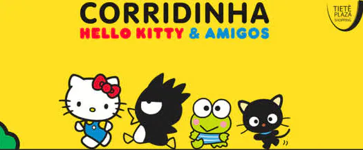 Tietê Plaza Shopping celebra Dia das Crianças com Corridinha Hello Kitty & Amigos