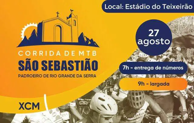 Vem aí a Corrida de MTB de São Sebastião