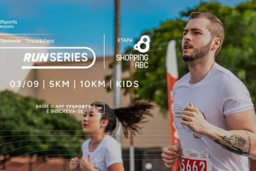 Últimas vagas! Etapa Shopping ABC do Santander Track&Field Run Series acontece em setembro