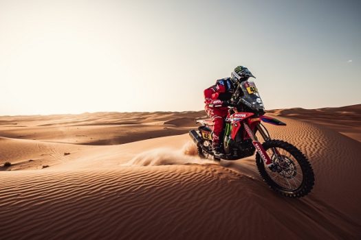 A um dia da chegada, Monster Energy Honda está no top 10 das motos do Rally Dakar 2023