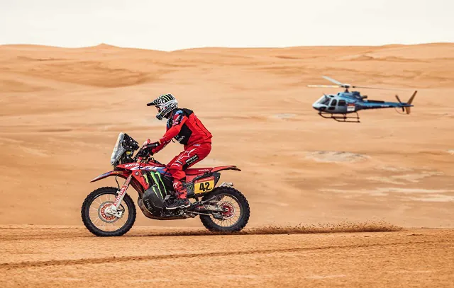 Monster Energy Honda mostra desempenho sólido no Rally Dakar 2023