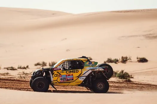 Bruno Conti, piloto estreante no Dakar finaliza no Top 6 geral dos UTVs T4