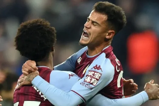 Philippe Coutinho estreia e lidera reação do Aston Villa contra Manchester United