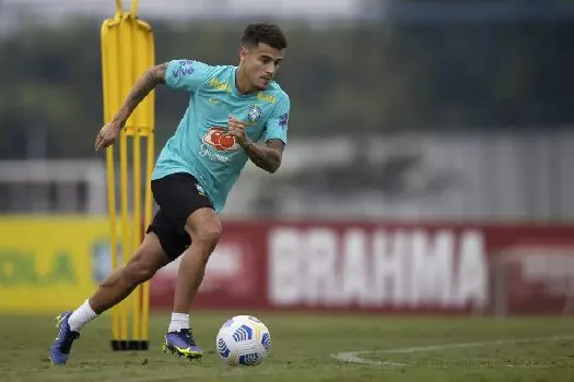 Tite esboça time titular da seleção brasileira com Philippe Coutinho