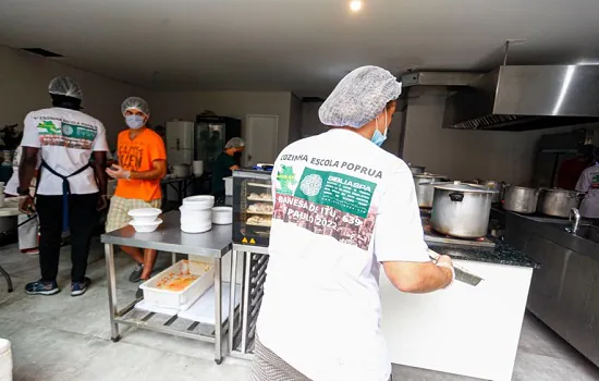 Projeto Cozinha Escola Solidária já distribuiu mais de 21 mil refeições