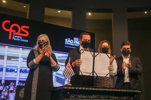 Doria lança Bolsa do Povo Educação Centro Paula Souza