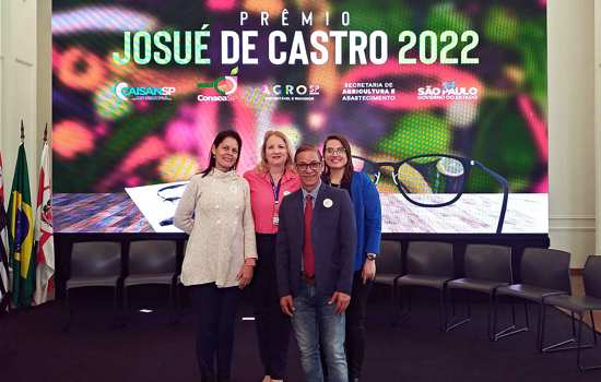 Projetos de Etec e Fatec estão entre dez primeiros do Prêmio Josué de Castro