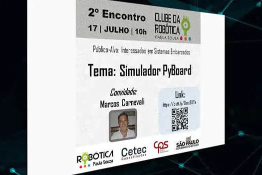 Clube da Robótica do CPS organiza encontro sobre simulador PyBoard