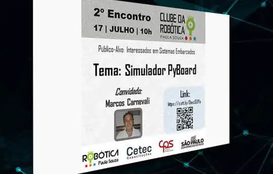 Clube da Robótica do CPS organiza encontro sobre simulador PyBoard