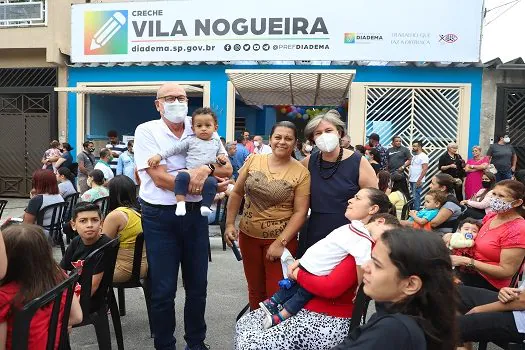 Com unidade da Vila Nogueira, Diadema soma 350 vagas de creche entregues desde janeiro