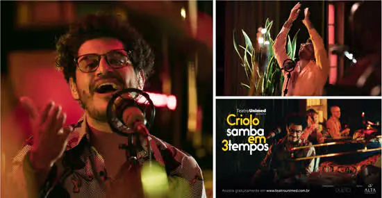 Iniciativa da Unimed leva filme-concerto de Criolo a ser visto em 50 países