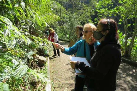 Semasa abre agenda de atividades de educação ambiental para idosos integrantes do Crisa