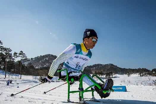 Brasileiros atingem top 6 no Mundial Paralímpico de esportes na neve