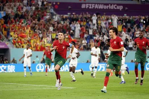 Com gol histórico de Cristiano Ronaldo, Portugal supera Gana por 3 a 2