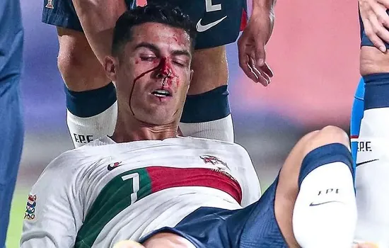 Cristiano Ronaldo agradece apoio de fãs ao se machucar pela seleção portuguesa