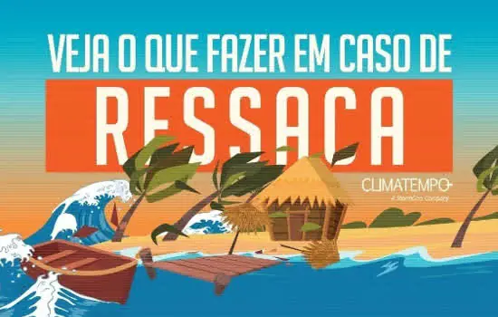 Ressaca nas praias de SP e do RJ