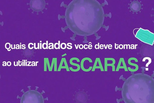 UFSCar produz animação com instruções e cuidados no uso de máscaras