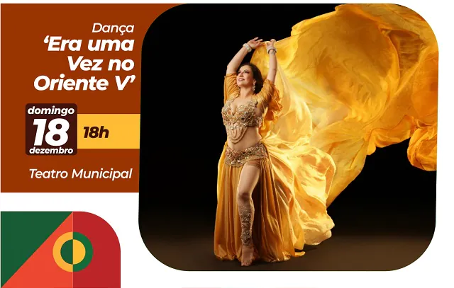 Teatro Municipal de Mauá recebe espetáculo de dança ‘Era uma Vez no Oriente V’