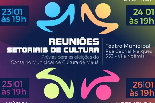 Prefeitura de Mauá promove reuniões setoriais de cultura