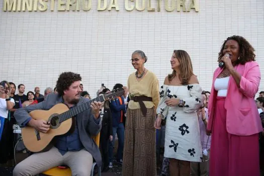 Evento em Brasília marcou a recriação do Ministério da Cultura