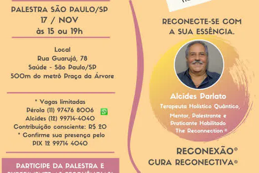 Palestra explica como a energia cósmica pode beneficiar nos processos de cura