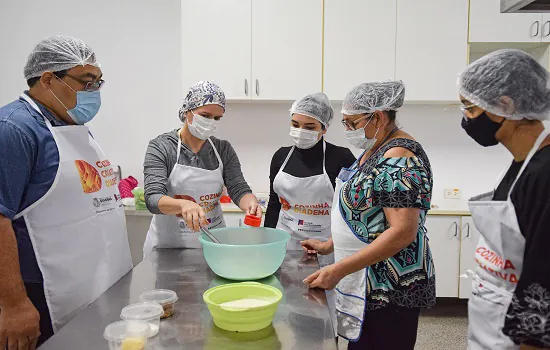 Projeto Cozinha Criativa de Diadema oferece curso de aperfeiçoamento para ex-alunos