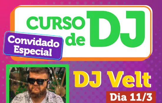 Curso de DJ traz convidado especial para troca de experiência com alunos