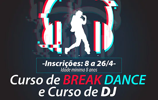 Ribeirão Pires abre inscrições para cursos gratuitos de Break e DJ no CEU Quarta Divisão