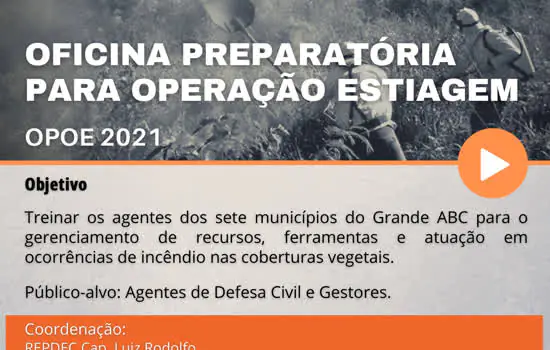 Consórcio ABC realiza oficina preparatória para a Operação Estiagem