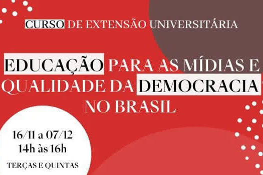 Curso aborda impactos das fake news e qualidade da democracia no Brasil