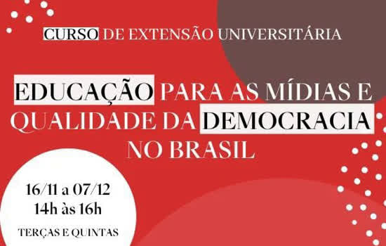 Curso aborda impactos das fake news e qualidade da democracia no Brasil