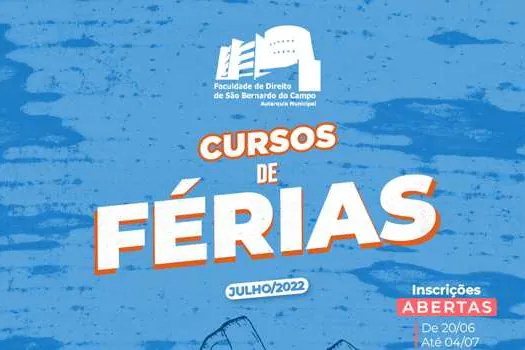 FDSBC está com inscrições abertas para os Cursos de Férias de 2022