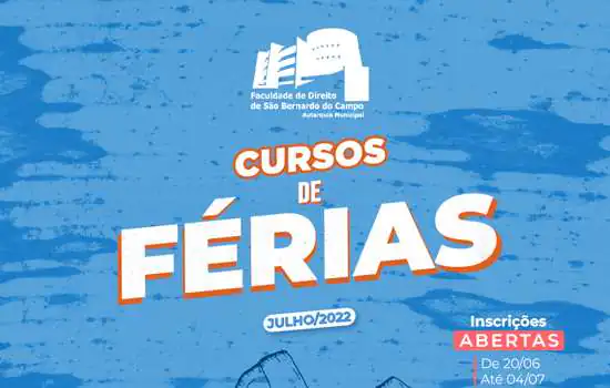 FDSBC está com inscrições abertas para os Cursos de Férias de 2022