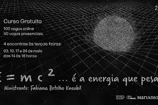 Curso gratuito aborda a relatividade de Einstein