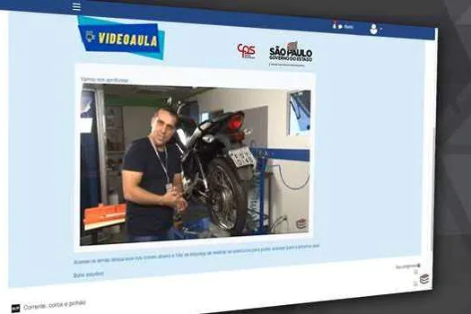 Centro Paula Souza lança curso online gratuito de Mecânica de Motos