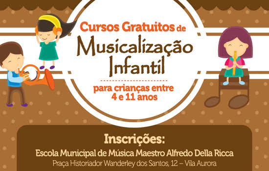 Escola de Música de Ribeirão Pires prorroga inscrições para musicalização infantil