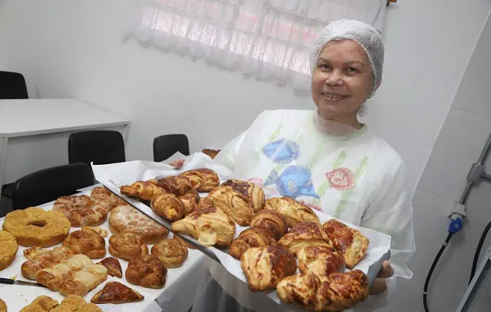 Alunos do curso de ‘Pães