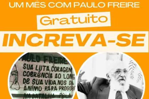 Projeto da UFSCar promove curso sobre Paulo Freire