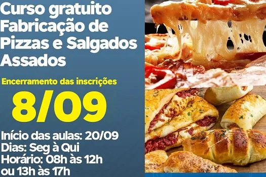 Inscrições para curso de gastronomia do Fundo Social terminam nesta quinta