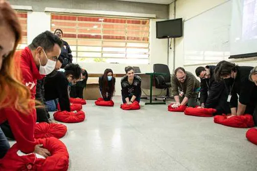 156 de São Caetano realiza Curso de Salvamento na Fatec Antônio Russo