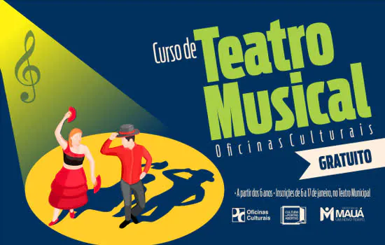 Mauá oferece primeiro curso gratuito de teatro musical do Estado de São Paulo