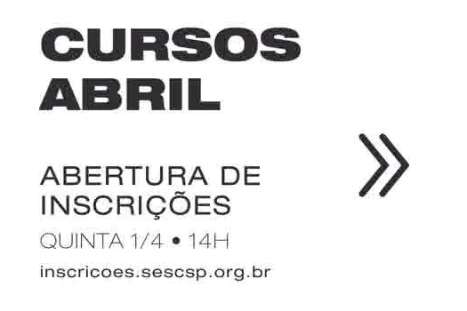 No mês de abril o Sesc Guarulhos oferece cursos on-line gratuitos em diversas áreas