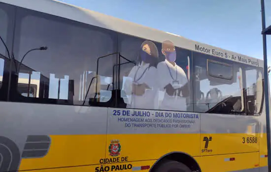 Ônibus do sistema municipal serão decorados em homenagem ao Dia do Motorista