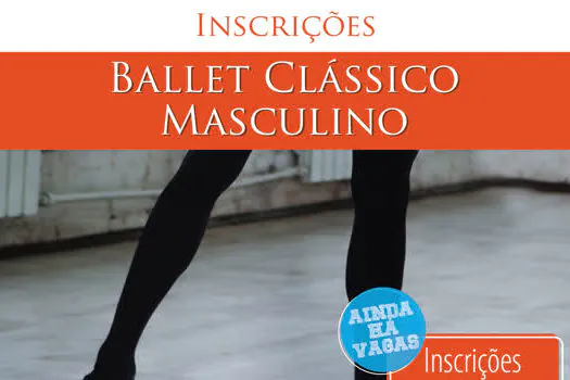 Ribeirão Pires prorroga inscrições para Oficina de Ballet Clássico masculino