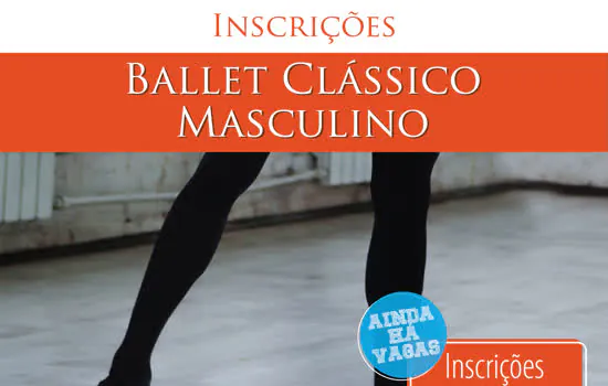 Ribeirão Pires prorroga inscrições para Oficina de Ballet Clássico masculino