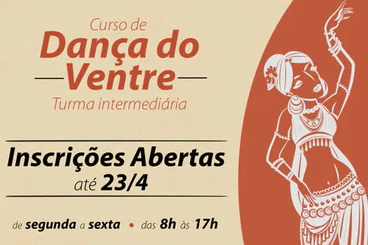 Ribeirão Pires abre inscrições para aulas intermediárias de Dança do Ventre