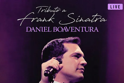 Daniel Boaventura interpreta sucessos de Frank Sinatra