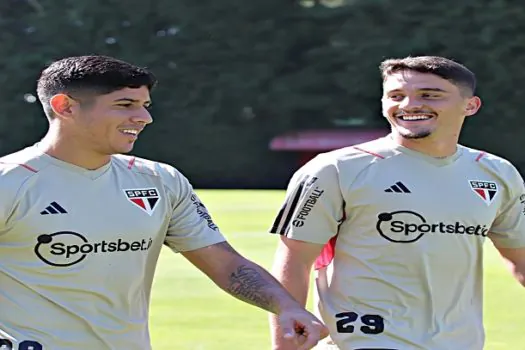 David e Méndez avançam em recuperação e fazem treino completo no São Paulo