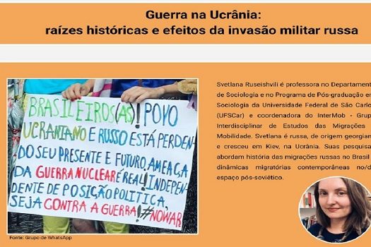 Guerra na Ucrânia é tema de debate da UFSCar